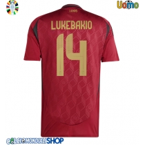 Maglie da calcio Belgio Dodi Lukebakio #14 Prima Maglia Europei 2024 Manica Corta